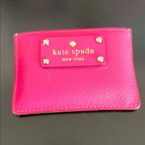 Kate Spade Pink Card Wallet